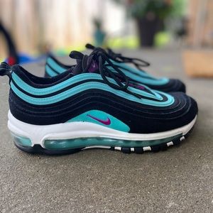 Air max 97 purple blue black shoes